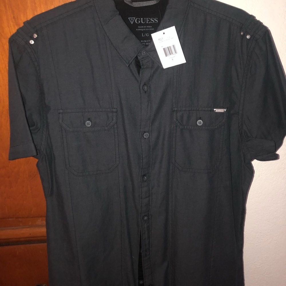 Guess Short Sleeve Button Down